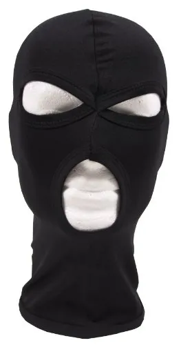 MFH Damen Gesichtsmaske Balaclava 3 Loch Dünn Masken, Schwarz, XL EU