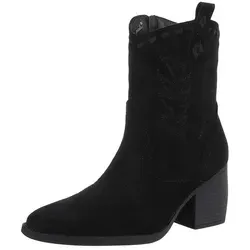 Ital-Design Damen Cowboyboots Western Westernstiefelette (88672008) Blockabsatz Stiefeletten in Schwarz schwarz 39 EU