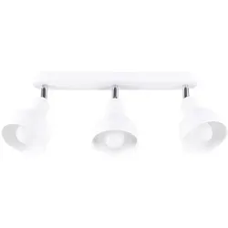 Sollux SL.1315 Plafond ELBA 3 Weiß - Minimalistische LED Lampe - Lampen mit verstellbarem Arm für gezielte Beleuchtung, ideal für modernes Wohnen und Arbeiten. Hochwertige LED-Technologie für hohe Effizienz und Langlebigkeit.