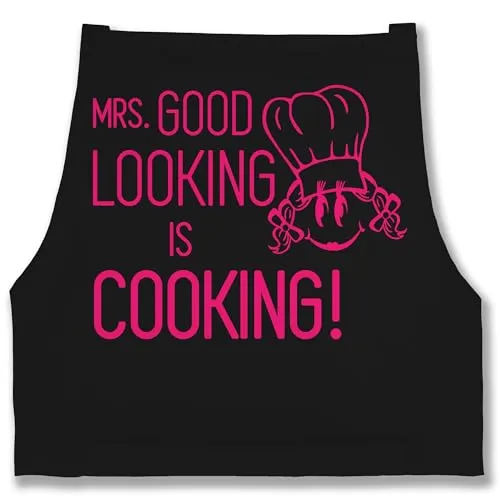 Shirtracer Kochschürze in schwarz von Shirtracer