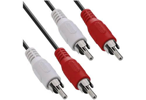 Inline InLine® Cinch Kabel, 2x Cinch, Stecker / Stecker, 2m Audio- & Video-Kabel