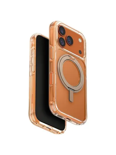 Uniq Swivix Case für iPhone 17 Pro mit 360° drehbarem Kickstand in Gold