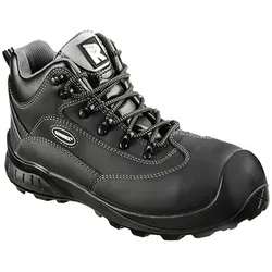 ruNNex Schnürstiefel 5301, S3, Gr. 42 - Sicherheit und Komfort vereint - Arbeits- & Schutzkleidung mit EN ISO 20345 S3 SRA Zertifizierung, gepolsterter Faltlasche und ruNNex® AIRSTREAM-Funktionsfutter für höchsten Tragekomfort.