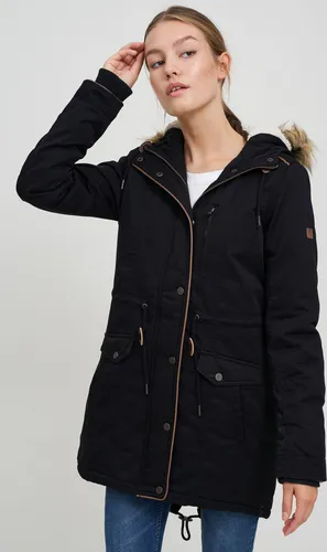 Produktbild OXMO Anna Damen Winterparka mit Fellkapuze, Größe XL, Farbe BLACK