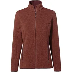 VAUDE Damen Unterjacke Wo Rienza Jacket IV - Funktionsjacken aus 100% recyceltem Polyester, umweltfreundlich und ideal für sportliche Aktivitäten oder den Alltag mit kuscheligem Stehkragen und praktischen Reißverschlusstaschen.