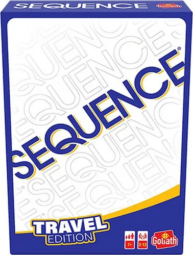 Goliath 375080 - Kartenspiel - Sequence Travel - Reiseversion des beliebten Strategiespiels Sequence, ideal für unterwegs. Kombiniert Taktik, Glück und Teamgeist für spannende Spielmomente zu Hause und im Urlaub.