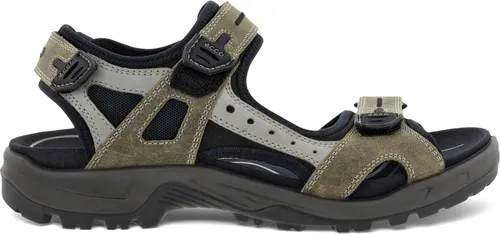 Ecco Offroad Sandalen für Herren 06956451693 - Komfortable Trekking-Sandale in Vetiver/Wild Dove 45 - Wanderschuhe mit hervorragendem Komfort und Stabilität, ideal für Outdoor-Abenteuer. Mit 3-Punkt-Klettverschluss, weichem Nubukleder und innovativer ECCO RECEPTOR-Technologie für optimale Unterstützung.