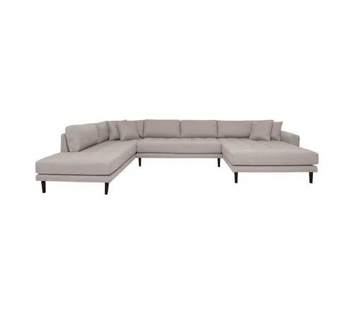 Polsterecke DROP LIDO - Grau, 370x220 cm Komfortzone - Sofas mit skandinavischem Design, ideal zum Relaxen und Spielen. Die LIDO Wohnlandschaft bietet Platz für die ganze Familie und ist aus besten Materialien gefertigt.