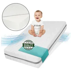 Best For Home Easy Active Matratze | Schlafmatratze | kaltschaummatratze | Ideal als Kindermatratzen | Erhältlich in 4 Farben und 15 Verschiedenen Größen, Leicht Abnehmbarer (GRAU,70x140x8)