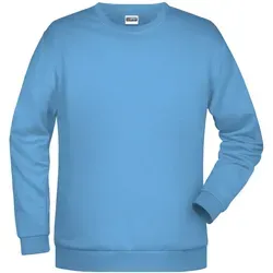Herren Basic Kapuzen-Sweatjacke JN756, himmel-blau, Größe 4XL - Funktionsjacken - Klassische Sweatjacke mit Kapuze in Größe 4XL, ideal für Komfort und Stil. Hergestellt aus hochwertiger Sweat-Qualität mit angerauter Innenseite und doppelter Kapuze.