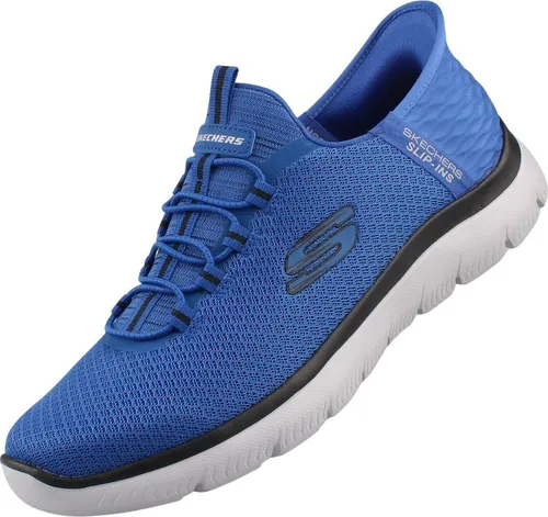 Skechers Blauschwarz Slip-Ins Summits Vegan Herren - 43 EU - Sneaker aus veganem Textil, ideal für umweltbewusste Herren, bequem und stilvoll für den täglichen Gebrauch.
