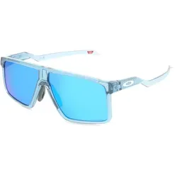 Oakley OO9285 Herren-Sonnenbrille - Blau - Sonnenbrillen mit vollem Rand, ideal für Sport und Freizeit. Das leichte Kunststoff-Gestell und die blaugraue Spiegelgläser bieten optimalen Schutz und Stil.