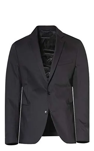 Drykorn Herren Sakko Hurley Schwarz 52 - Elegantes Herren Sakko in Schwarz, ideal für formelle Anlässe oder Business-Outfits, aus hochwertigem Material für optimalen Tragekomfort.