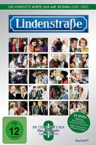 Die Lindenstraße - Das komplette 8. Jahr DVD, NEU OVP - TV-Serie auf DVD, komplett im praktischen Box-Set, ideal für Fans der Kultserie und perfekte Geschenkidee!