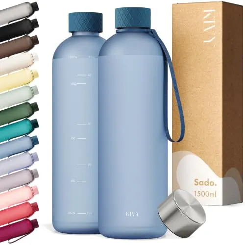KIVY Trinkflasche 1,5l in blau von KIVY