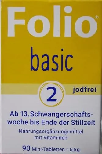 Folio 2 Jodfrei, 90 mini-tabletten (8,6 g)