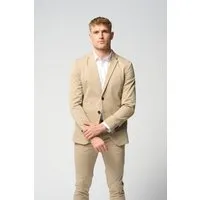 Der Original-Performance-Blazer - Crockery - Stylischer khakifarbener Blazer von TeeShoppen, ideal für jedes Outfit. In 7 Größen erhältlich, bietet er hohen Tragekomfort und modernes Design für jeden Anlass.