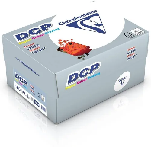 Clairefontaine Druckerpapier DCP satiniertem Weiß 1000 Blatt A4 160g/m² Papier