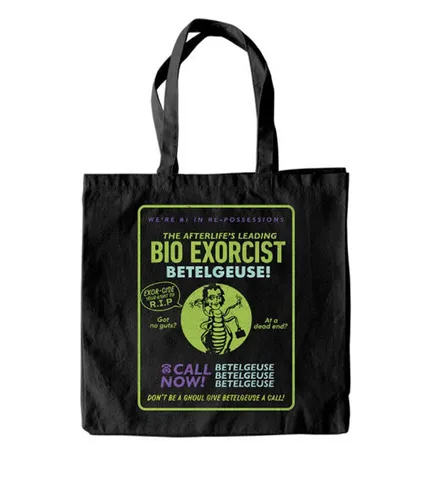 Beetlejuice Shoppertasche Bio Exorcist Tote Bag Tasche Einkaufstasche