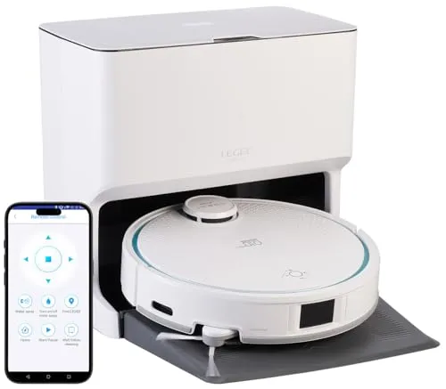 Sichler Exclusive Wischroboter: HOBOT LEGEE-Q10 Pro Multiroom-Wisch- & Saugroboter, Reinigungsstation (Staubsauger Roboter, Saugroboter mit Ladestation, D8)