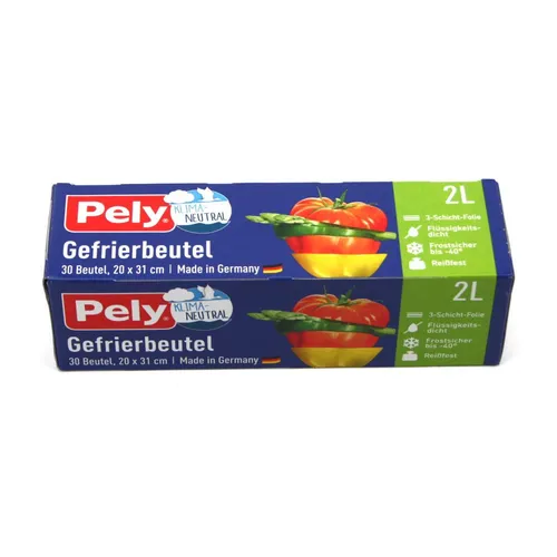 Pely Gefrierbeutel Gefrier Beutel 2 L 30 Beutel 3 Schichtfolie Icebeutel