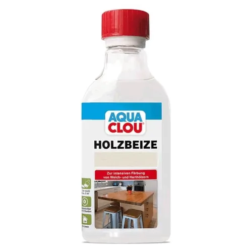Clou Aqua-Holzbeize Wasserverdünnbar B11 Eiche Hart- und Weichhölzer 250 ml