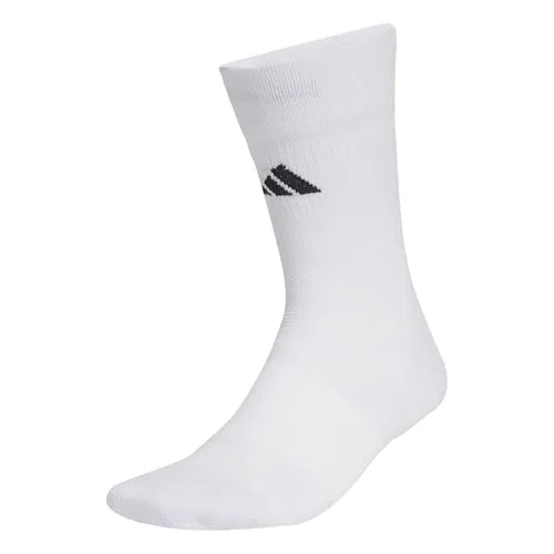 adidas Unisex Football Crew Performance Socks Cushioned, white/white/black, 40-42