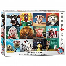 eurographics Puzzle - Lustige Tiere - 1000 Teile 301071