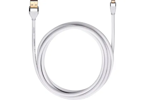 Oehlbach i-Connect UM-B/U USB-Kabel 200 cm - Hochwertiges Kabel für optimale Verbindung zwischen Micro-USB und USB-A, mit 24 Karat vergoldeten Steckerkontakten für höchste Signal-Stabilität.