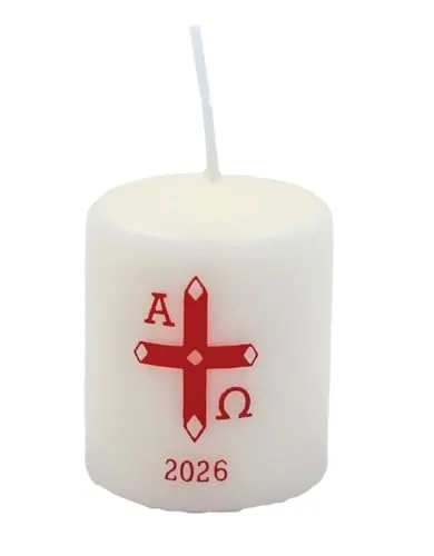 Kopschitz Osterkerze Stumpenkerze 60 x Ø 50 mm 2026 in beige von Kopschitz
