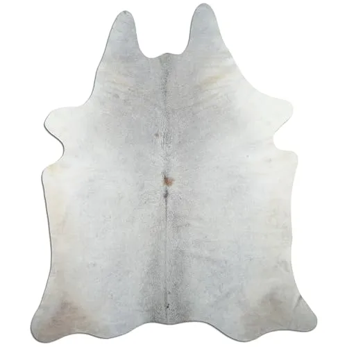 Livorio Premium Kuhfell Teppich in grau von Livorio