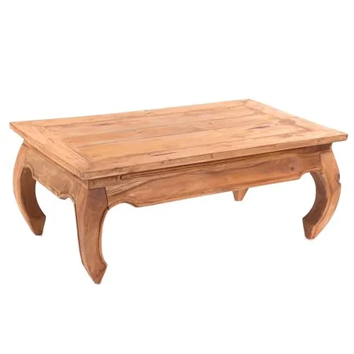 Design OPIUMTISCH East | Mahagoni Recyclingholz - Beistelltisch aus massivem Mahagoni, 100x60x41cm, verleiht deinem Zuhause einen asiatischen Touch. Ideal für Snacks, Getränke oder individuelle Dekorationen. Jedes Stück ein handgefertigtes Unikat!