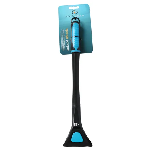 Aqua Della Algae Scraper 40cm schwarz/blau für Aquarium - rutschfester Griff