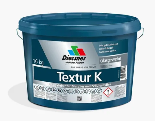 Textur K Gewebekleber 16 KG Kleber Verbindung Haftung Verklebung Gewebe Kleister