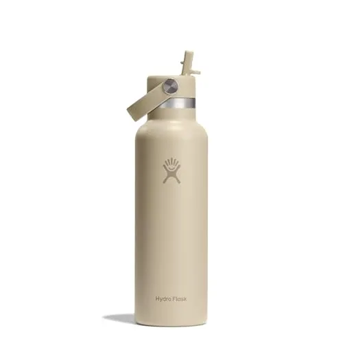 Hydro Flask Standard Mouth Flex Straw Cap 621ml Thermosflasche - Thermobehälter mit flexibler Strohhalmkappe, ideal für unterwegs und hält Getränke bis zu 24 Stunden kalt.