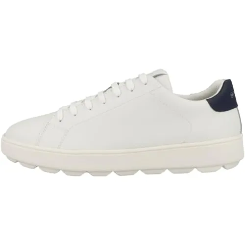Geox Sneaker Low SPHERICA ECUB Damen 41 EU - Damen Sneaker aus Echtleder mit hervorragender Atmungsaktivität und Zero Shock System für optimalen Komfort und Flexibilität.