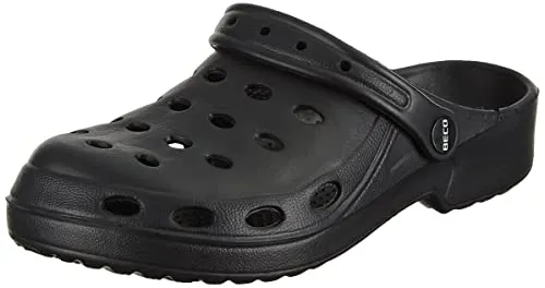 Beco Clogs Herren – leichte Herren Clogs mit bequemem Fußbett & praktischem Fersenriemen – Größe: 41-45