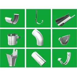 Roofart Dachrinnenset verzinkt mit 2 m Fallrohr - 7-teiliges Dachrinnenset aus verzinktem Stahlblech, ideal für eine einfache und langlebige Entwässerungslösung. Inklusive passender Rinnenverbinder und Montagevideo für mühelose Installation.