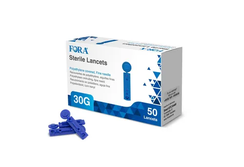 FORA Lanzetten Lanzetten Steril 30G, 30,00G, 50 tlg.