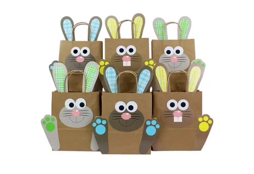 PAPIERDRACHEN Osterhase DIY Osterhasen Tüten mit Henkel