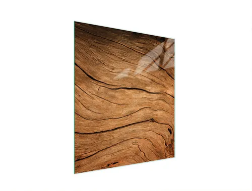 Glasschneidebrett 45x52 Holz