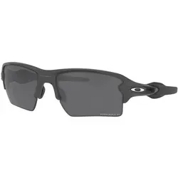 Oakley Flak 2.0 XL Steel mit Prizm Black Iridium Polar in silber von Oakley