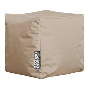 SITTING POINT Cube SCUBA Sitzsack khaki - Vielseitig und Bequem - Alternatives Sitzen: Ideal für Innen und Außen, stark wasserabweisend und extrem robust für langanhaltenden Komfort.