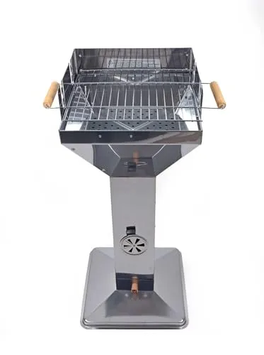 Bubble-Store Holzkohlegrill Standgrill mit höhenverstellbarem Grillrost