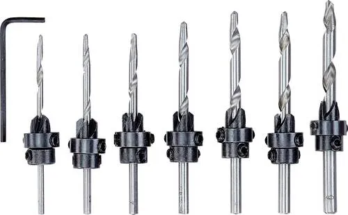 Kwb 513190 Holz-Fräsbohrer-Set 8teilig 3 mm, 3.5 mm, 4 mm, 4.5 mm, 5 mm, 5.5 mm, 6mm 8St.