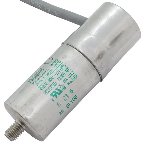Anlaufkondensator Motorkondensator 6µF 470V 30x85mm Kabel 40cm Hydra MKP-500 6-C