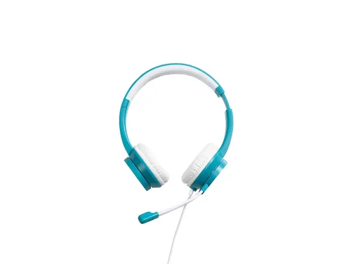 Pantone Celly Klinken-Kopfhörer mit Mikrofon, Hellblau - Kopfhörer mit robustem Design und leichtem Tragekomfort, ideal für Musikliebhaber und Telefonate unterwegs.