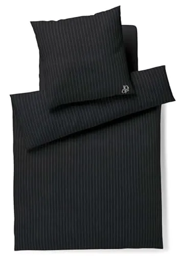Joop! Flanell Bettwäsche Soft Stripes 45003-9 stone - Bettwäsche aus 100% Baumwolle, warm und kuschelig für gemütliche Nächte. Perfekt für den Winter und das ganze Jahr über, pflegeleicht und langlebig.