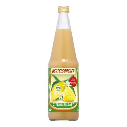 Zitronensaft 0,7l inkl. 15 Cent Pfand | BEUTELSBACHER von Beutelsbacher