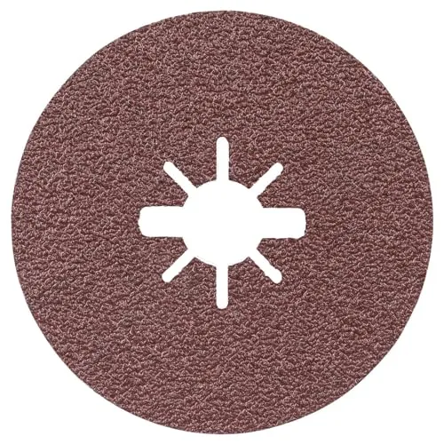 Bosch Professional Fiberschleifscheiben Expert (für Metall, X-LOCK, R444, Ø125 mm, Körnung 36, BohrungsØ: 22,23 mm)